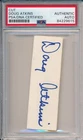 Doug Atkins Chicago Bears HOF 1982 Signed Auto Cut Index Card ~ PSA/DNA Slab