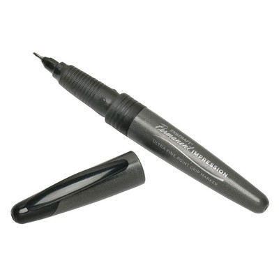 ABILITY ONE 7520-01-520-3153 Permanent Marker,Black,PK12 31UG21