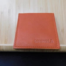 Shinola Detroit Orange Leather Soft Sunglasses Case Pouch Travel