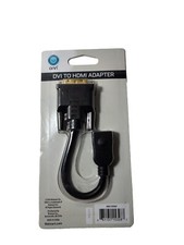Onn DVI to HDMI Adapter Connector Cable ONA17AV007