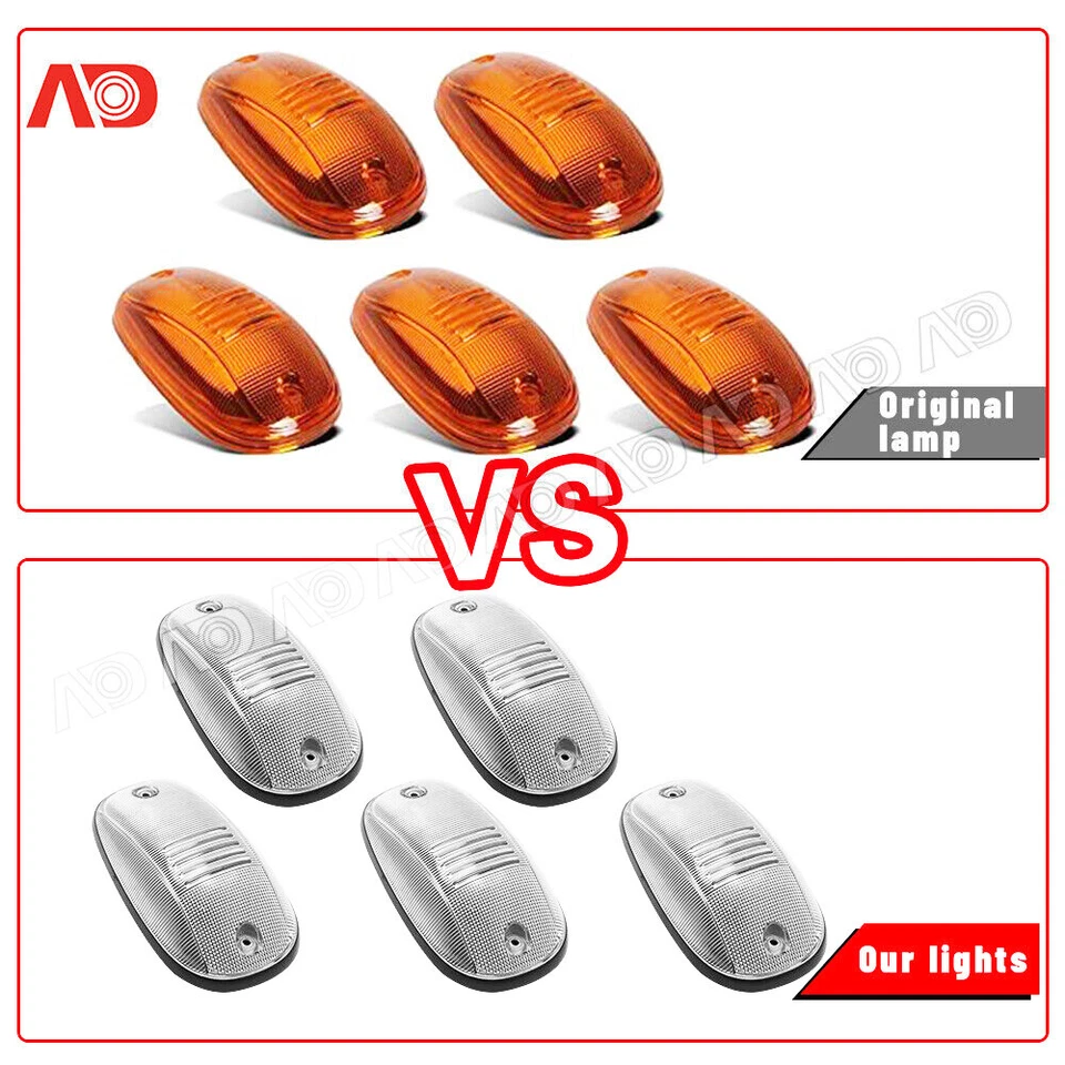 For 03-18 Dodge Ram 1500 2500 3500 Clear Lens Cab Roof Running Lights Lamp OEM  - Image 3 of 4