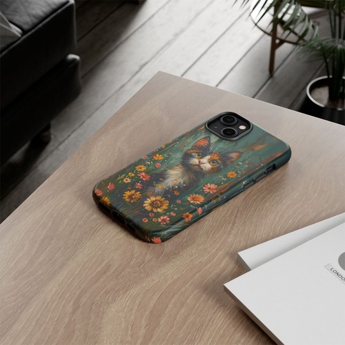 Calico Cat Pastel Floral Phone Case for iPhone, Samsung Galaxy, Pixel - 第 49/191 張圖片
