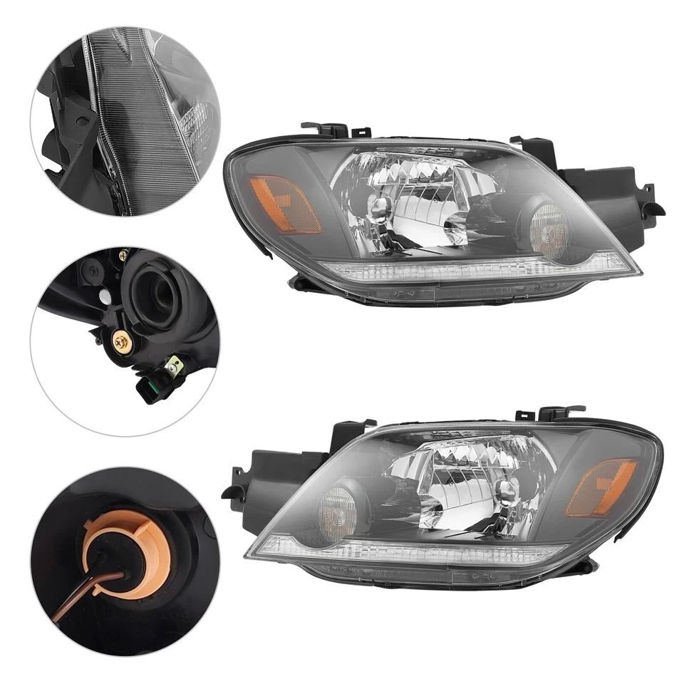Faro halógeno derecho e izquierdo para Mitsubishi Outlander LS/XLS 2003-2006 Foto 3 de 4