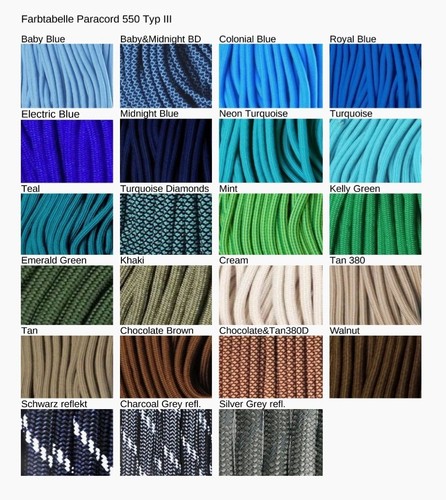 Schlüsselanhänger Paracord freie Farbwahl personalisierbar Geschenk - Bild 8 von 8