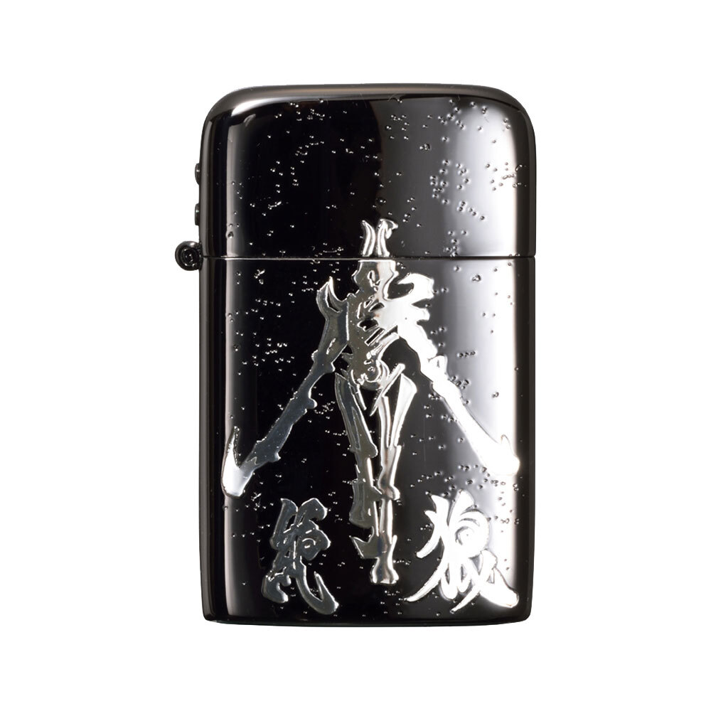 Ronson Typhoon Garo Zero: Black Blood Etching Silver Brass Ronson Typhoon Garo Zero: Black Blood Etching Silver Brass