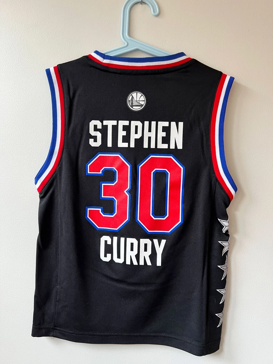 Adidas 2015 NBA ASG Stephen Curry Jersey Warriors Kids Size Small