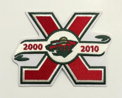 Minnesota Wild 10th Anniversary Jersey Patch