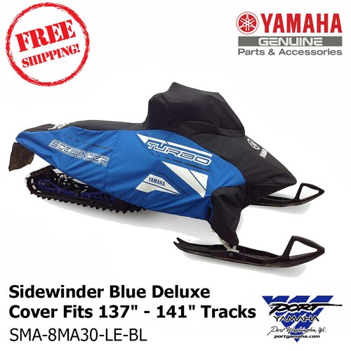 Yamaha OEM Sidewinder Blue Deluxe Snowmobile Cover Fits 137" 141