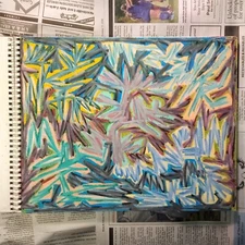 Drawing 11X14" Oil Pastel on Paper