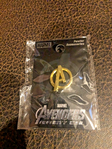 Marvel Avengers: Infinity War Avenger's Logo Lapel Pin NEW IN PACKAGE ...