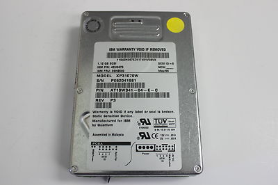 IBM 06H8560 1.12GB 3.5 SCSI HARD DRIVE 42H3675 QUANTUM  XP31070W WITH WARRANTY