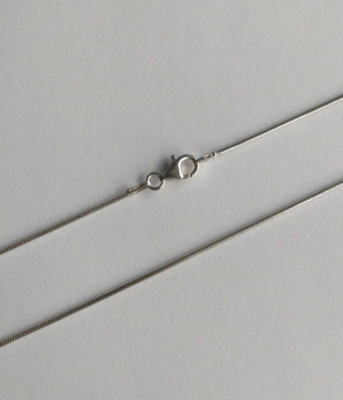 18 Zoll 1,2 mm dicke Sterlingsilber Schlangenkette 4,87 g