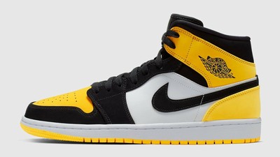 jordan 1 yellow toe black