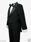 Tuxedo Tail Black White Kids Children Formal Party Toddler Boys All Sizes New