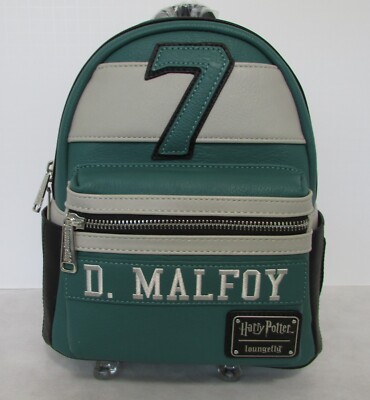 Draco Malfoy Loungefly Harry Potter Mini Backpack Quidditch Exclusive NWT 