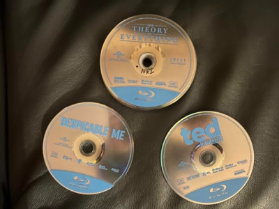 HUGE RANDOM LOT OF 100 BLU RAYS - DISC ONLY -BULK WHOLESALE -FREE SHIPPING