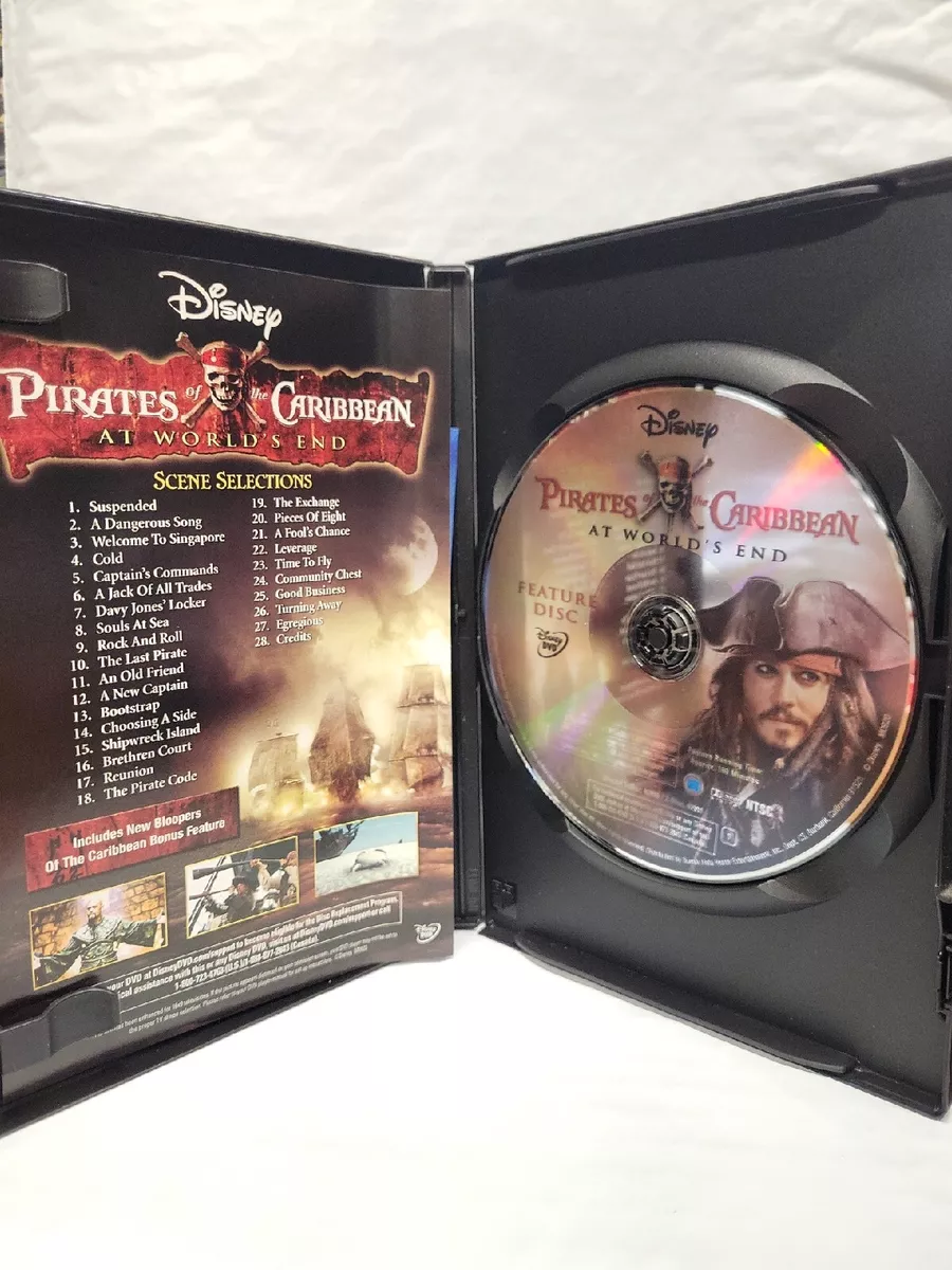 Pirates of the Caribbean: At World's End (DVD, 2007) - Like New  786936292992