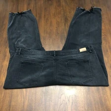True Craft High Rise Slim Crop Denim Size 24WR Faded Black Women's Jeans