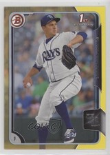2015 Bowman Prospects Yellow Matt Andriese #BP67 0f8