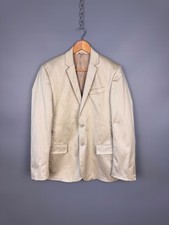 Vintage Just Cavalli Roberto Cavalli Two-Button Beige Blazer Jacket Mens Size 48