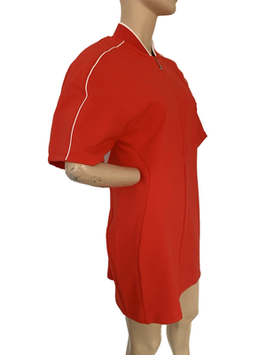JACQUEMUS x NIKE Iconic Red Cut Out Swoosh Logo Short Sleeve Mini Dress  LARGE | eBay