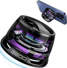 1pc Magnetic Bluetooth Speaker with Multi-RGB Color Light and Phone Holder