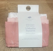 Primark Disney Baby Muslin Squares 3 Pack Cloths