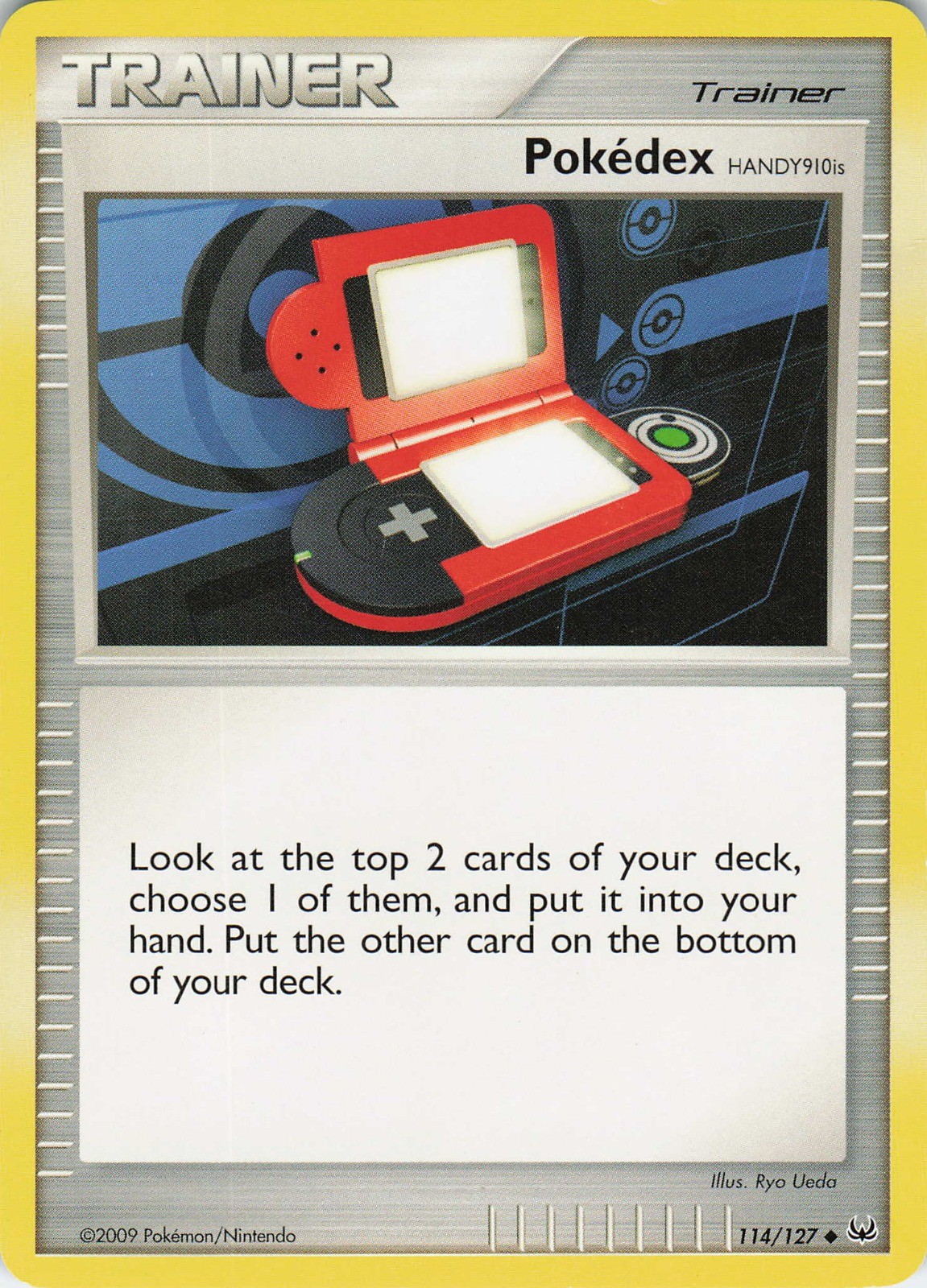 Pokedex HANDY910is Uncommon Platinum 114/127 LP