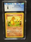 Pokemon Charmander Base Set Shadowless Card 46/102 CGC 8 NM/Mint WOTC 1999 TCG