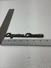 Chevy Oem 1986-1990 Caprice Classic Rear Emblem Badge Logo Nameplate Name Plate Chevy Oem 1986-1990 Caprice Classic Rear Emblem Badge Logo Nameplate Name Plate