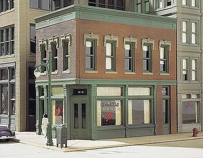 Design-Preservation Carol's Corner Cafe Kit (4-1/4 x 2-3/4'') - HO Scale Model