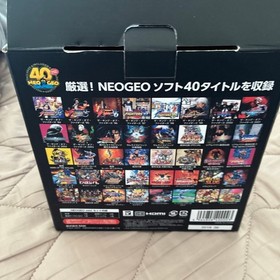SNK NEOGEO mini 40th Anniversary Console Japan Used w/Box Manual Power HDMI