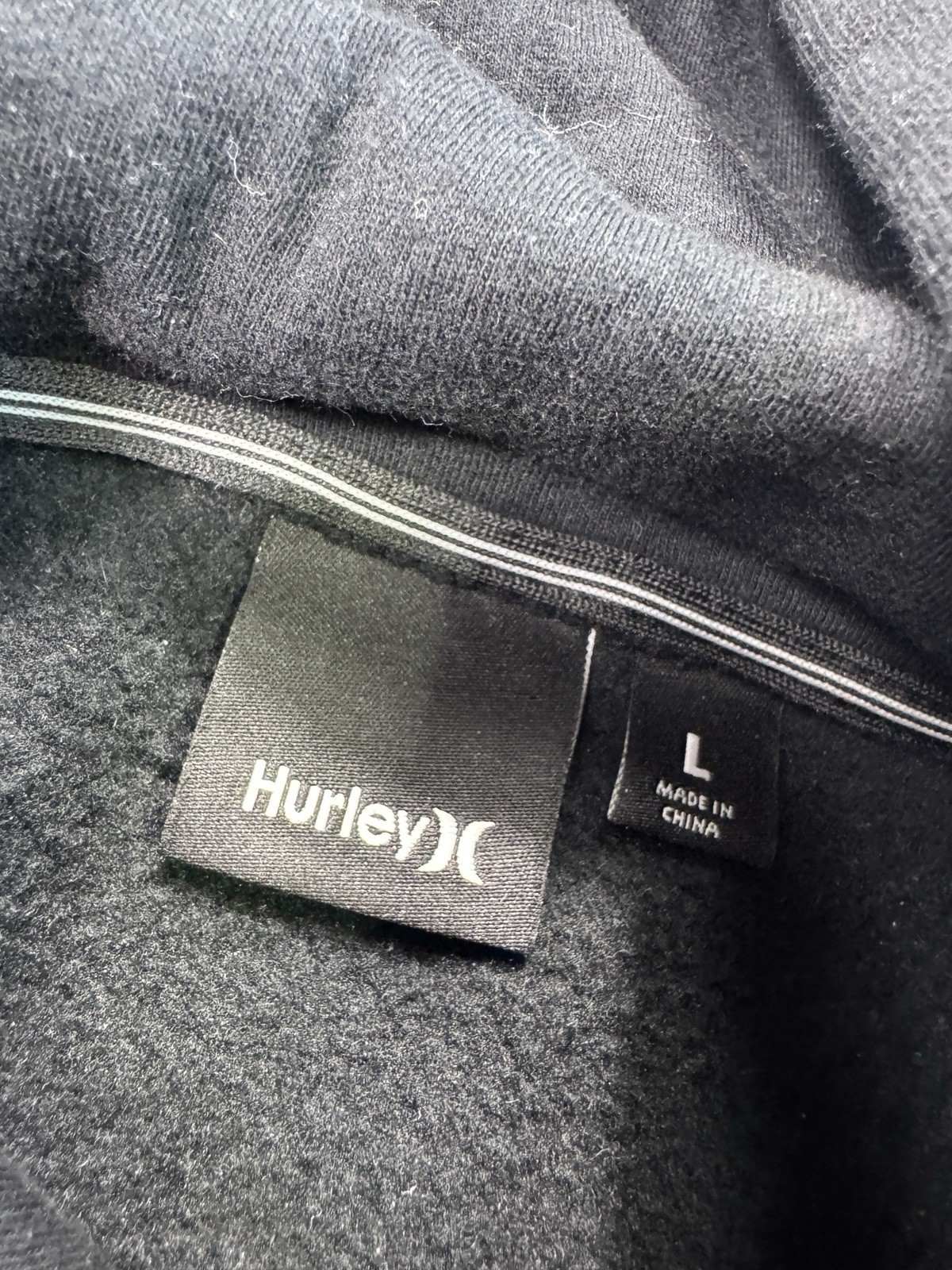 Hurley Pendleton Black Pullover Casual Hoodie Men… - image 3