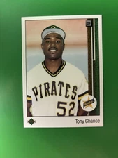 1989 Upper Deck Tony Chance SR, RC Pittsburgh Pirates #3