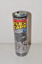 Flex Seal Tfsblkr1210 Flex Tape, 10 Cu Ft, Rubber Base, Black