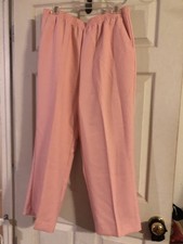 Vintage Women  s Pink Alfred Dunner Dress Pants Size 14P