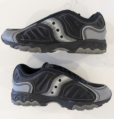 Saucony Matrix Black Metallic Sneakers Men s 10 Women s 11.5 S70906-5 NIB Y2K
