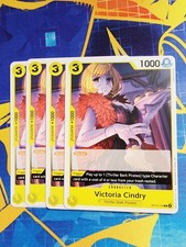Victoria Cindry Playset - OP14-109 x4 - The Azure Sea's Seven - One Piece TCG