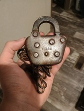 ICG railroad Lock With Chain - No Key