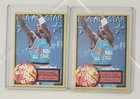 Michael Jordan 1996-97 Fleer NBA All-Star 10 Retro Two Card Lot #282 FREE SHIP