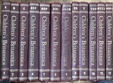 Children's Britannica Complete 12 Volume Encyclopedia Set Hardcover 1961