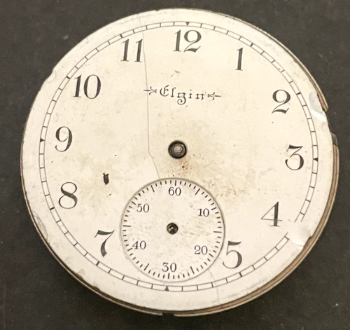 Antique 1903 Elgin Grade 211 Pocket Watch Movement Parts/Repair 16s 7j USA