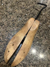Vintage Wooden Shoe Stretcher Made In Italy