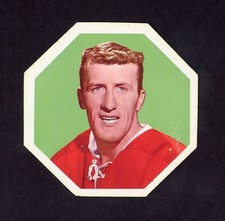 1961-62 YORK PEANUT BUTTER YELLOW BACKS #17 CLAUDE PROVOST   28939