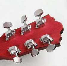 Set of 3R 3L Acoustic Guitar Tuners Tuning Pegs Keys Semi-closed Machine Heads