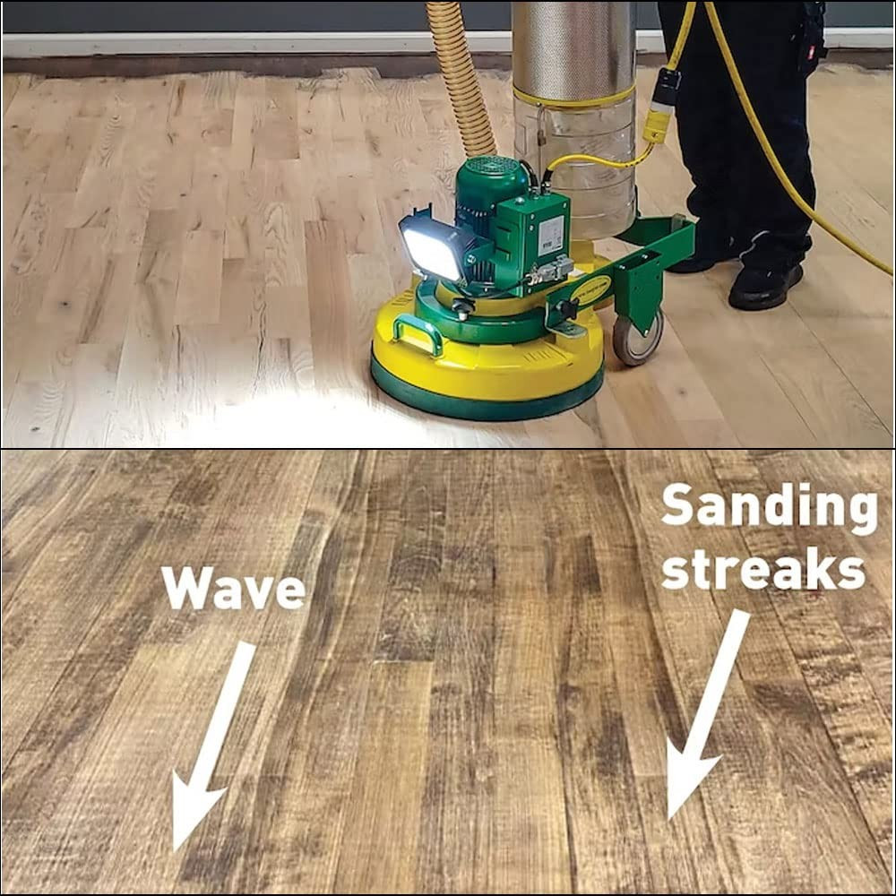 17" Sanding Screen Discs 80 Grit - Black Silicon Carbide - 10 Pk for Wood Floors