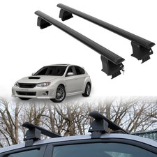 Open Box Roof Rack Crossbars For Subaru Impreza Wrx 2013-2014 - Black