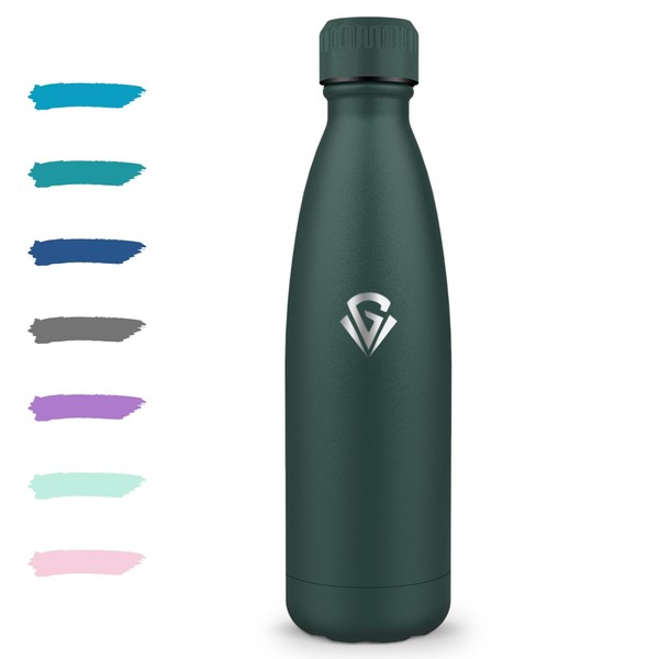 Trinkflasche 750 Ml Edelstahl, Bpa-Frei, Auslaufsicher, Thermoskanne, Olive-image