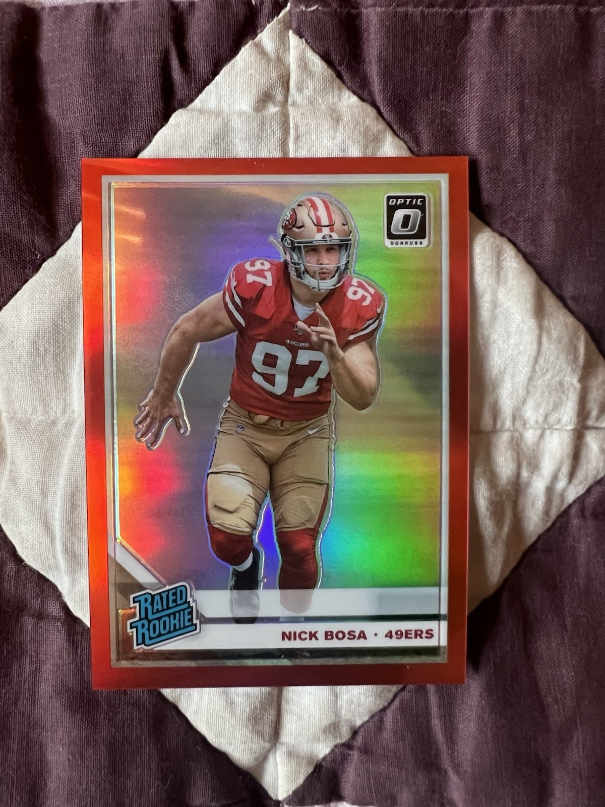 2019 NICK BOSA DONRUSS OPTIC, #18/99
