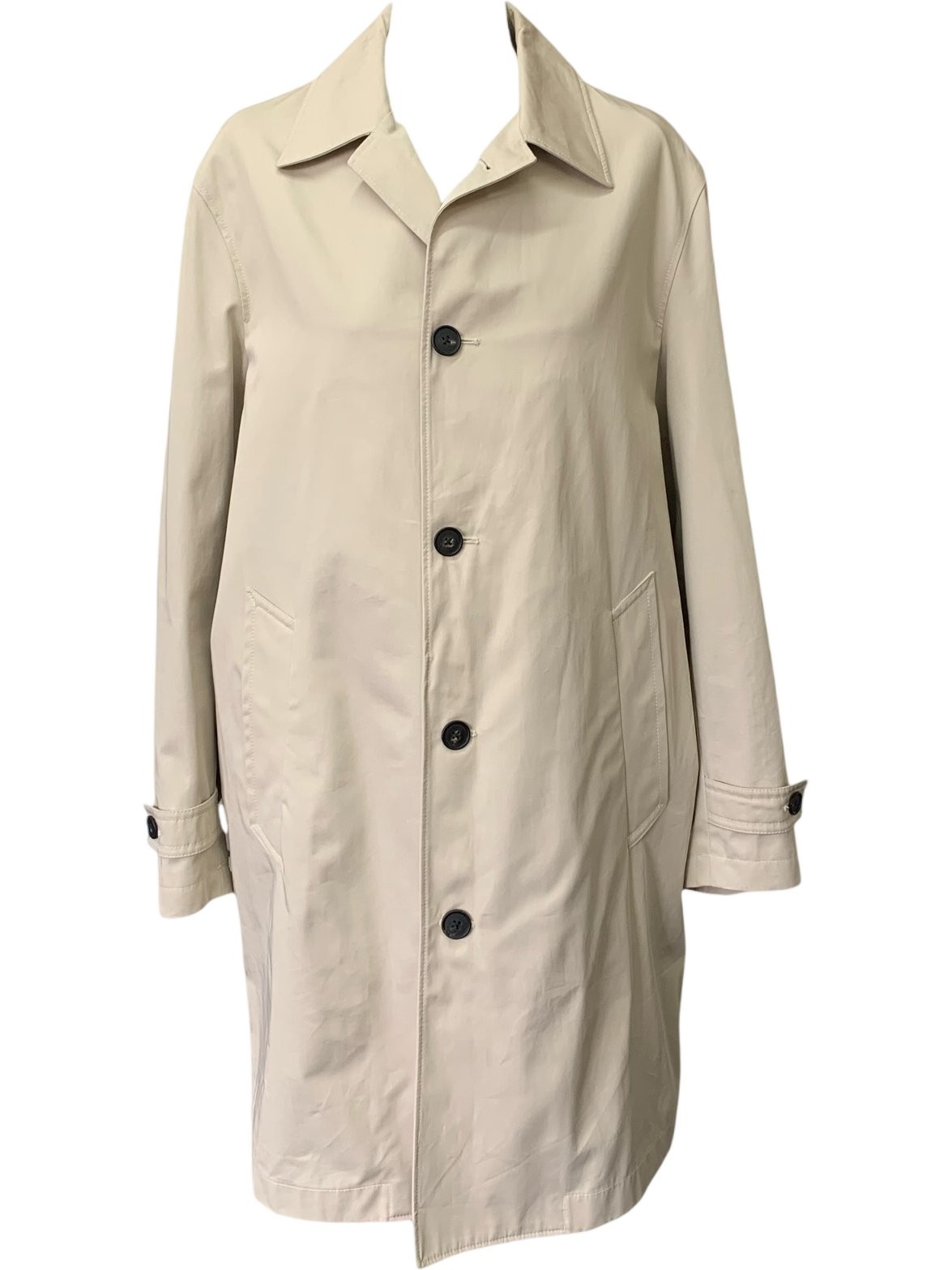 Massimo Dutti Beige Classic Button Oversized Coll… - image 1